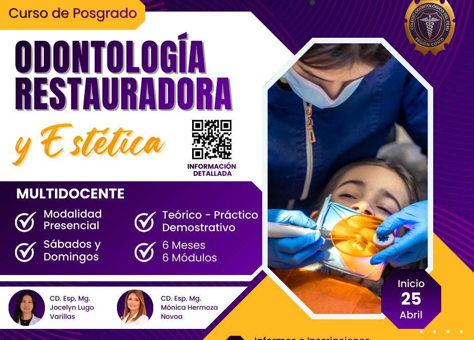 ODONTOLOGÍA RESTAURADORA Y ESTÉTICA